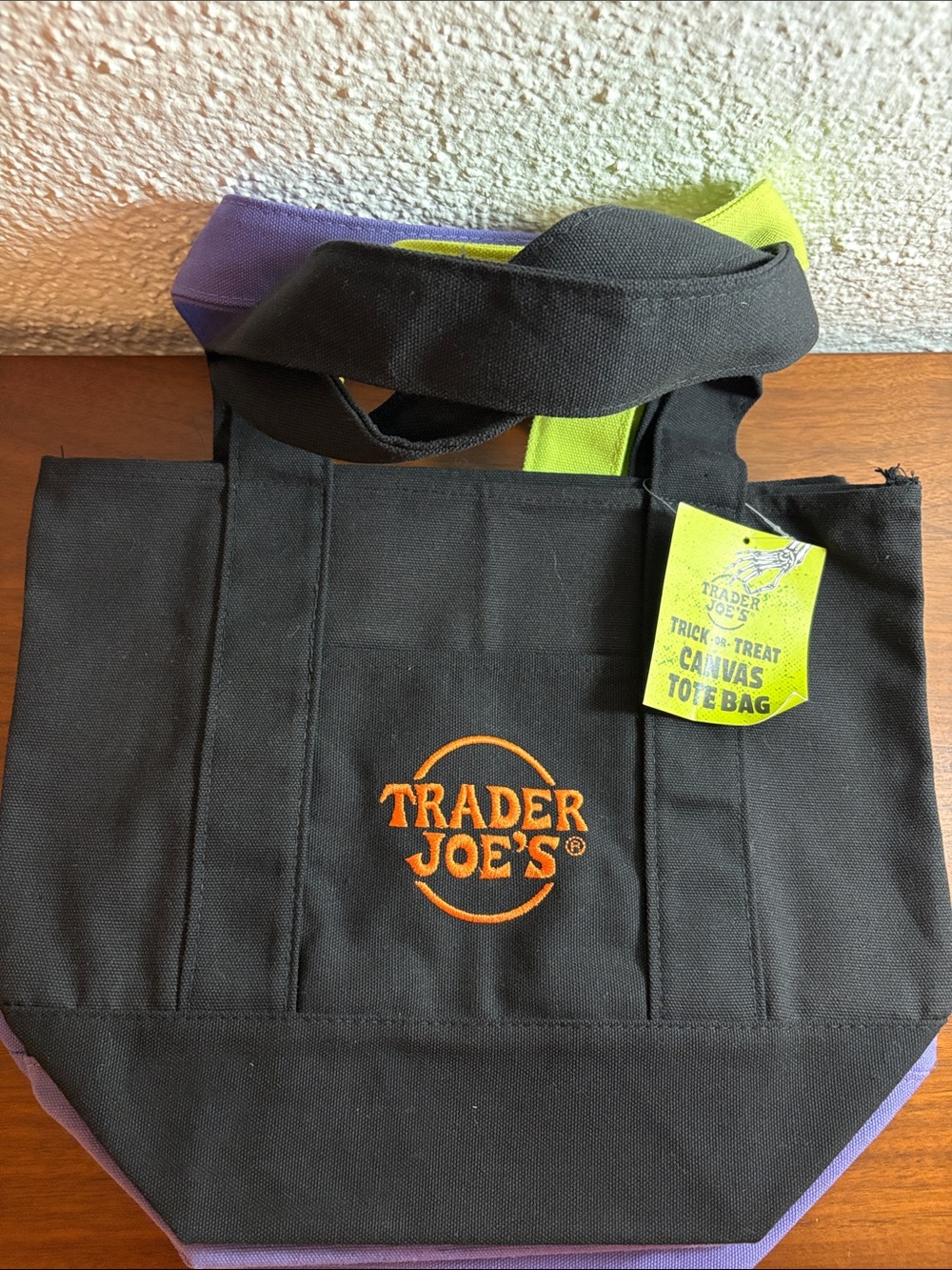 Trader Joe’s Trick-or-Treat Canvas Tote Bags - Set of 3 - Picture 4 of 9